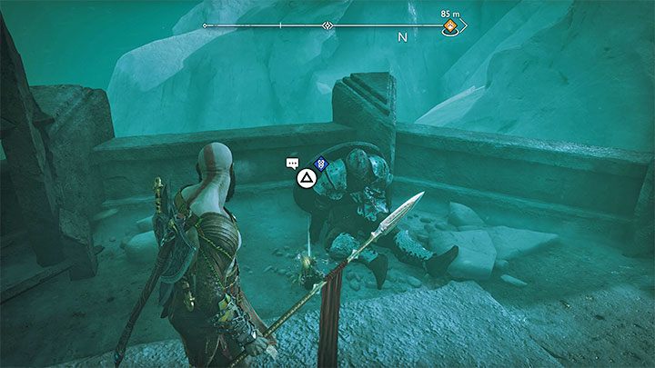 The linear path will lead you to the flower, which is next to a corpse - God of War Ragnarok: Hels Perch, Helheim - secrets, collectibles - God of War Ragnarok: Helheim - God of War Ragnarok Guide