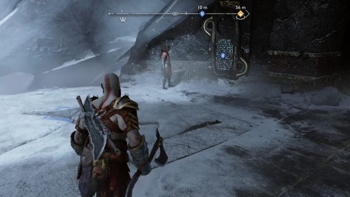 After getting both parts of the key and opening the treasury, there is a Lore marker in the chamber where you face the main boss - God of War Ragnarok: The Lost Treasury, Midgard - secrets, collectibles - God of War Ragnarok: Midgard - God of War Ragnarok Guide