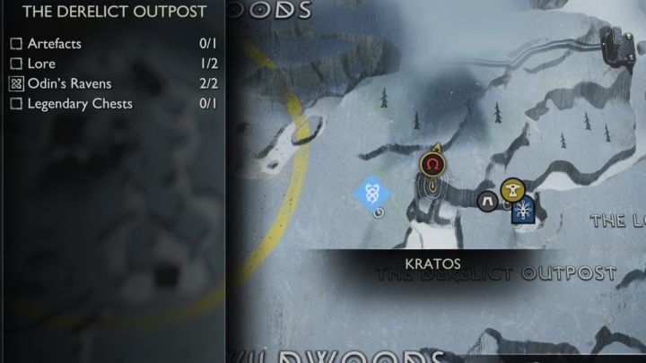 1 - God of War Ragnarok: The Derelict Outpost, Midgard - secrets, collectibles - God of War Ragnarok: Midgard - God of War Ragnarok Guide