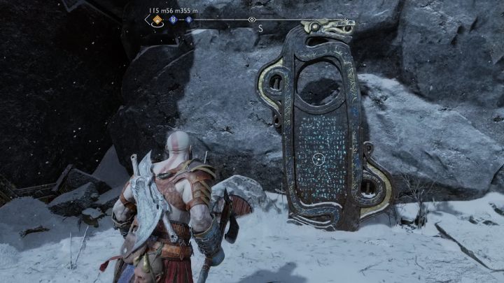 Don't immediately turn right after leaving the cave - God of War Ragnarok: The Derelict Outpost, Midgard - secrets, collectibles - God of War Ragnarok: Midgard - God of War Ragnarok Guide