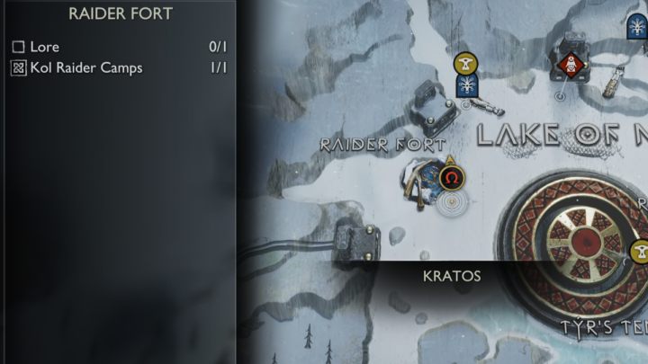 1 - God of War Ragnarok: Raider Fort, Midgard - secrets, collectibles - God of War Ragnarok: Midgard - God of War Ragnarok Guide