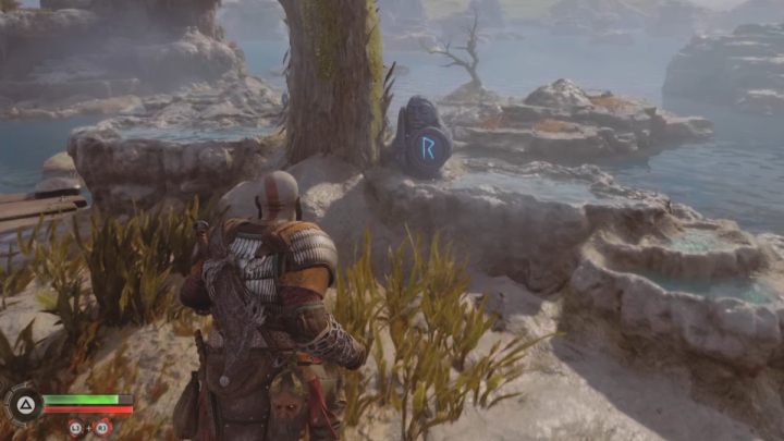 When you find the seal, strike the stone with the Leviathan Axe, the Blades of Chaos, shield, or even with your fists - God of War Ragnarok: How to open Nornir Chests? - God of War Ragnarok: Exploration - God of War Ragnarok Guide