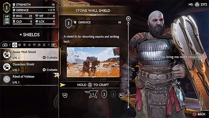 Unique trait - Shield Slam: The shield can be charged - God of War Ragnarok: All Kratos shields - God of War Ragnarok: Character development guide - God of War Ragnarok Guide