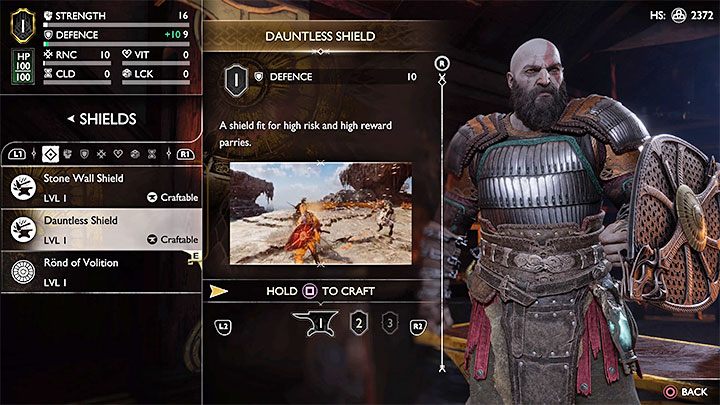 Unique trait - Shield Bash: You can stun enemies with a bash (2x L1) and with perfect parries (L1 at the last possible moment before you're hit) - God of War Ragnarok: All Kratos shields - God of War Ragnarok: Character development guide - God of War Ragnarok Guide