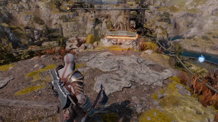 The chest is on the highest point of the small island - God of War Ragnarok: Alberich Island, Svartalfheim - secrets, collectibles - God of War Ragnarok: Svartalfheim - God of War Ragnarok Guide