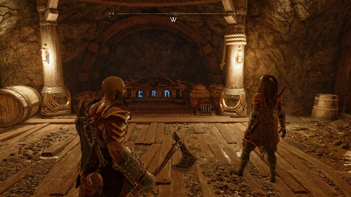 You must light all 3 torches to unlock the chest - God of War Ragnarok: Myrkr Tunnels, Svartalfheim - sercrets, collectibles - God of War Ragnarok: Svartalfheim - God of War Ragnarok Guide