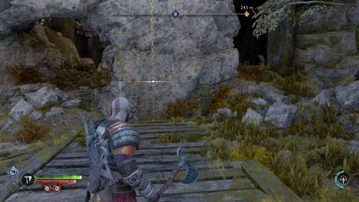 Climb the chain to the very top, defeat all enemies and destroy the stove to get the collectible - God of War Ragnarok: Modvitnirs Rig, Svartalfheim - secrets, collectibles - God of War Ragnarok: Svartalfheim - God of War Ragnarok Guide