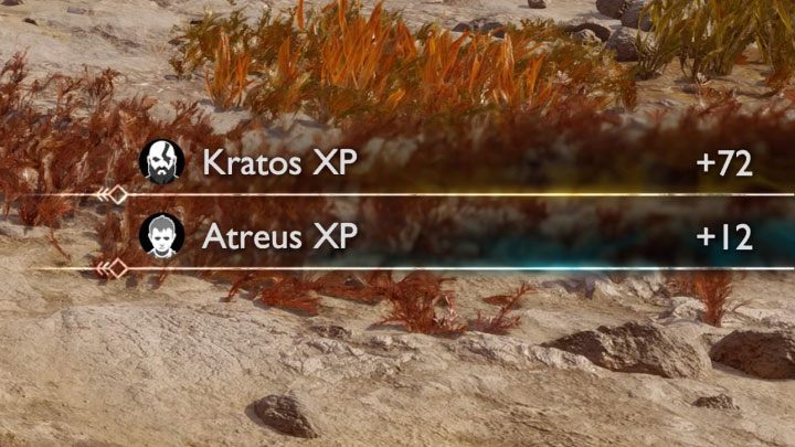 Experience is gained separately for each character - God of War Ragnarok: How to gain experience points (XP)? - God of War Ragnarok: Character development - God of War Ragnarok Guide