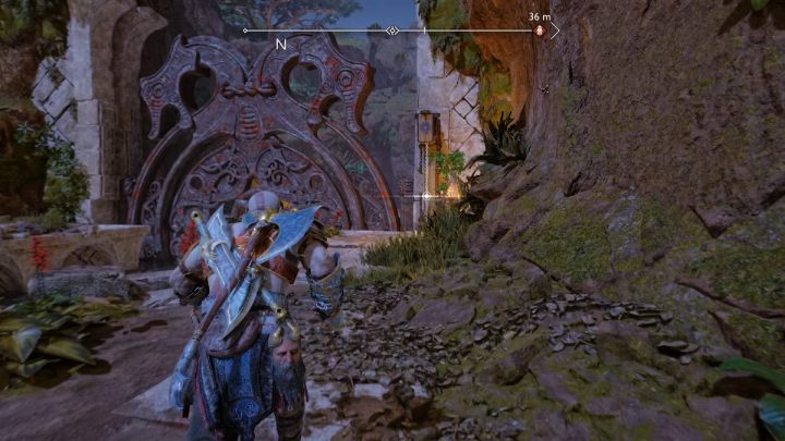 Return to the Mystic Gateway and get in the boat - God of War Ragnarok: Across the Realms - walkthrough - God of War Ragnarok: Favors - Midgard - God of War Ragnarok Guide