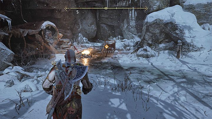 You start the mission in Sindri's House - when you try to exit it, you'll receive the repaired Guardian Shield (you remember it got damaged during the battle against Thor) Equipping it is not mandatory - you can stay with your current shield - God of War Ragnarok: The Word of Fate - walkthrough - God of War Ragnarok: Walkthrough - God of War Ragnarok Guide