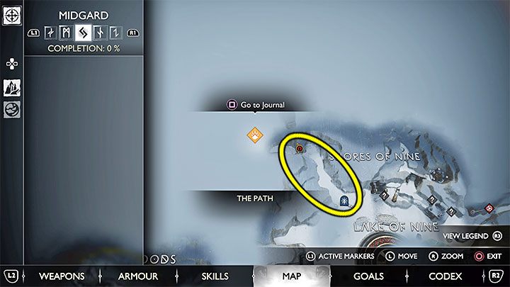 You'll be attacked by a group of opponents including a Frost Gradungr when trying to return to the sleigh - God of War Ragnarok: The Word of Fate - walkthrough - God of War Ragnarok: Walkthrough - God of War Ragnarok Guide