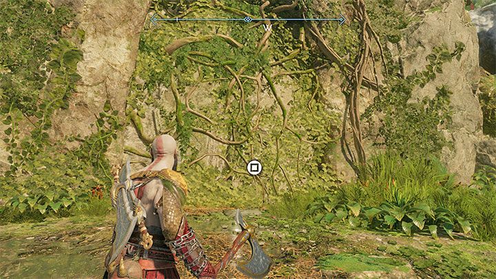 After finding yourself in Goddess Falls, climb the rocks up - God of War Ragnarok: Freyas Missing Peace - walkthrough - God of War Ragnarok: Favors - Vanaheim - God of War Ragnarok Guide