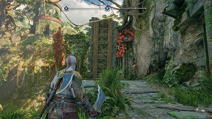 Return to the central area and start exploring the northern part of the region - God of War Ragnarok: Freyas Missing Peace - walkthrough - God of War Ragnarok: Favors - Vanaheim - God of War Ragnarok Guide