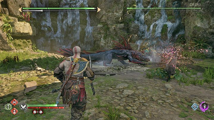 Time to vacate the premises - make your way to the exit - God of War Ragnarok: Freyas Missing Peace - walkthrough - God of War Ragnarok: Favors - Vanaheim - God of War Ragnarok Guide