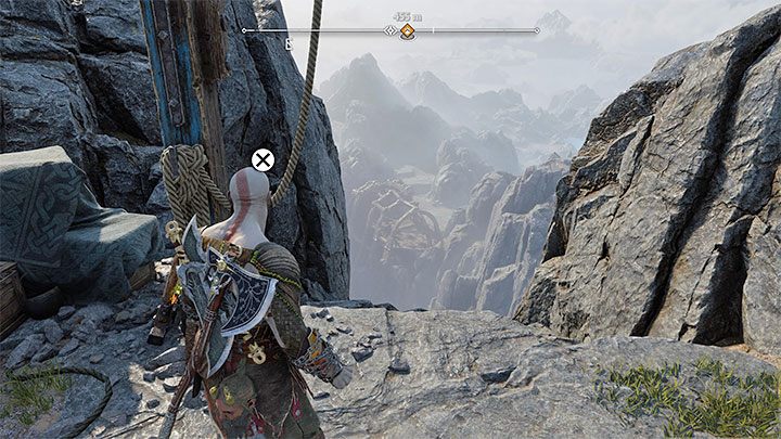 After the battle is won, find another weak point and detonate the spear - God of War Ragnarok: Forging Destiny - walkthrough - God of War Ragnarok: Walkthrough - God of War Ragnarok Guide