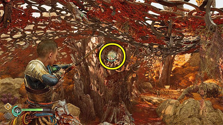 You have to follow Angrboda - God of War Ragnarok: The Lost Sanctuary - walkthrough - God of War Ragnarok: Walkthrough - God of War Ragnarok Guide