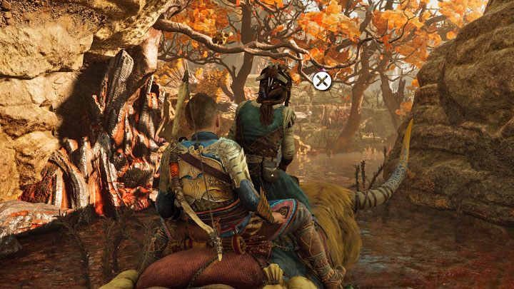 You will reach Angrboda's Treehouse - a safe location - God of War Ragnarok: The Lost Sanctuary - walkthrough - God of War Ragnarok: Walkthrough - God of War Ragnarok Guide