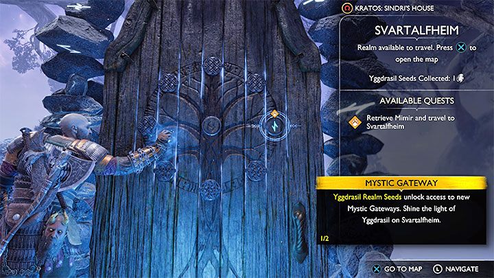 After using the store, reach the table where Sindri is standing - God of War Ragnarok: Surviving Fimbulwinter - walkthrough - God of War Ragnarok: Walkthrough - God of War Ragnarok Guide