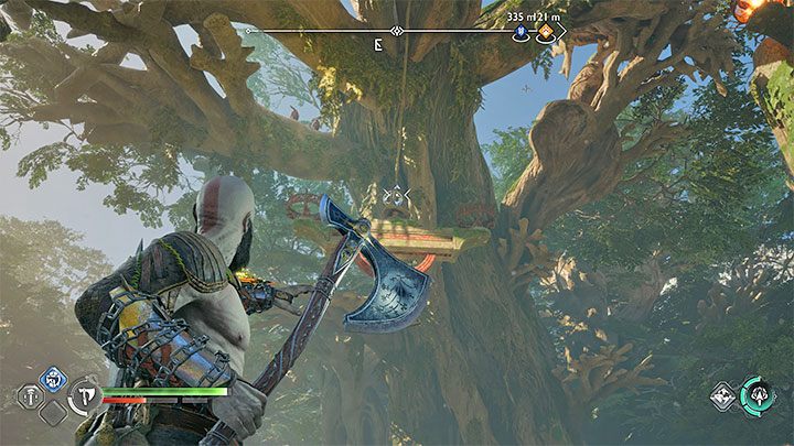 Reaching the last ingredient requires unlocking the passage to the rest of the ruins - God of War Ragnarok: Cure for the Dead - walkthrough - God of War Ragnarok: Favors - Vanaheim - God of War Ragnarok Guide