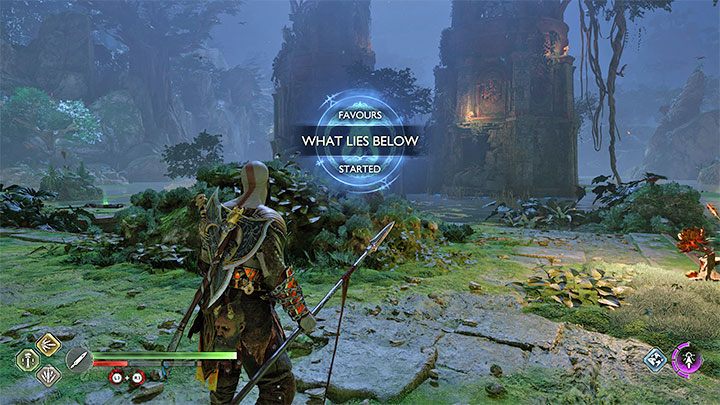 1 - God of War Ragnarok: What Lies Below - walkthrough - God of War Ragnarok: Favors - Vanaheim - God of War Ragnarok Guide