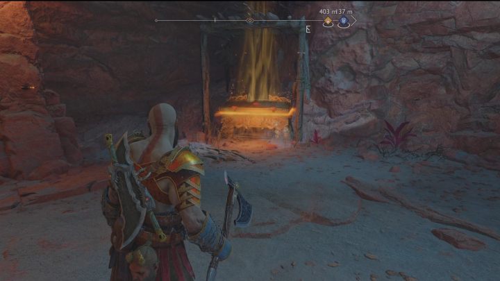 You'll come across it during the course of Secrets of the Sands favour - God of War Ragnarok: The Below, Alfheim - secrets, collectibles - God of War Ragnarok: Alfheim - God of War Ragnarok Guide