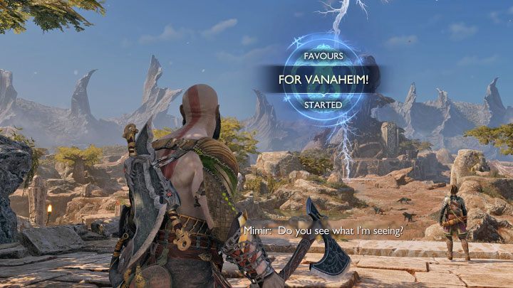 You will start this quest automatically when you reach The Crater for the first time after completing the Scent of Survival favor - God of War Ragnarok: For Vanaheim! - walkthrough - God of War Ragnarok: Favors - Vanaheim - God of War Ragnarok Guide
