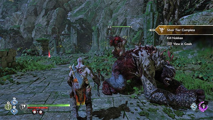 Further climbing is prevented by Ogres from the northern area - God of War Ragnarok: Trail of the Dead - walkthrough - God of War Ragnarok: Favors - Vanaheim - God of War Ragnarok Guide