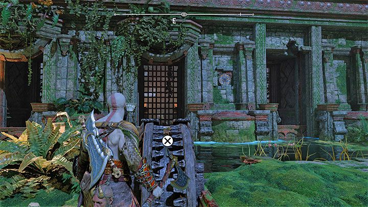 You can now move the crank - this will open the dam - God of War Ragnarok: Return of the River - favor, walkthrough - God of War Ragnarok: Favors - Vanaheim - God of War Ragnarok Guide