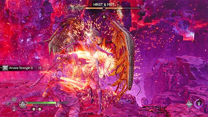 The battle consists of 3 phases, and you advance to the next one after successfully depleting the Valkyries' health bar, which is renewed at the start of the next phase - God of War Ragnarok: How to defeat Hrist and Mist, the Valkyries? - God of War Ragnarok: Bosses - God of War Ragnarok Guide