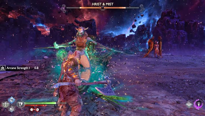 Hrist and Mist have a lot of tricks up their sleeve - God of War Ragnarok: How to defeat Hrist and Mist, the Valkyries? - God of War Ragnarok: Bosses - God of War Ragnarok Guide
