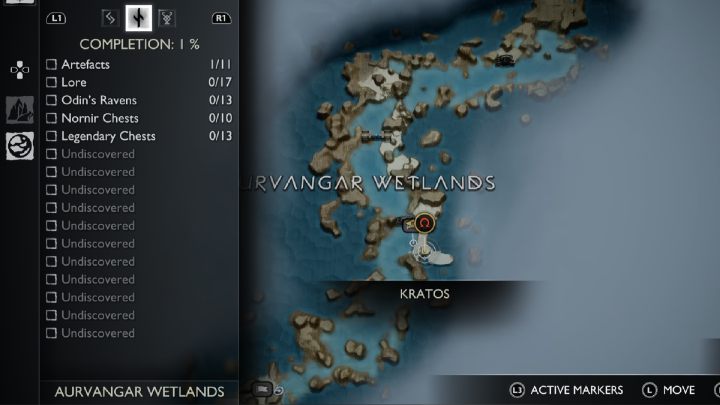 7 - God of War Ragnarok: Aurvangar Wetlands, Svartalfheim - secrets, collectibles - God of War Ragnarok: Svartalfheim - God of War Ragnarok Guide