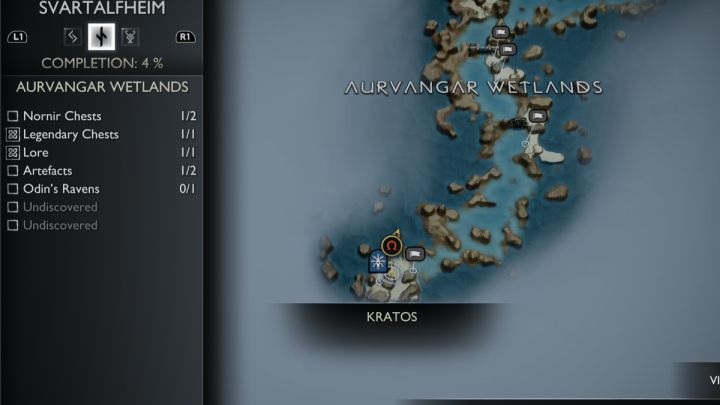 10 - God of War Ragnarok: Aurvangar Wetlands, Svartalfheim - secrets, collectibles - God of War Ragnarok: Svartalfheim - God of War Ragnarok Guide