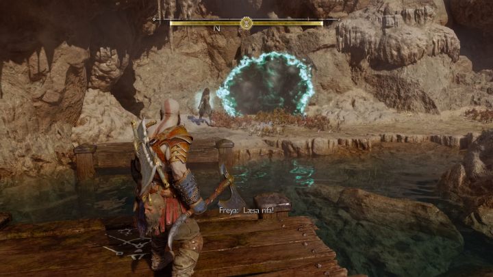 The collectible is related to the Hel to Pay favor - God of War Ragnarok: Aurvangar Wetlands, Svartalfheim - secrets, collectibles - God of War Ragnarok: Svartalfheim - God of War Ragnarok Guide