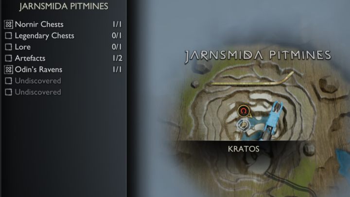 5 - God of War Ragnarok: Jarnsmida Pitmines, Svartalfheim - secrets, collectibles - God of War Ragnarok: Svartalfheim - God of War Ragnarok Guide