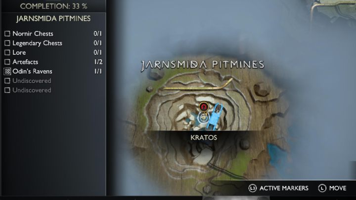 7 - God of War Ragnarok: Jarnsmida Pitmines, Svartalfheim - secrets, collectibles - God of War Ragnarok: Svartalfheim - God of War Ragnarok Guide