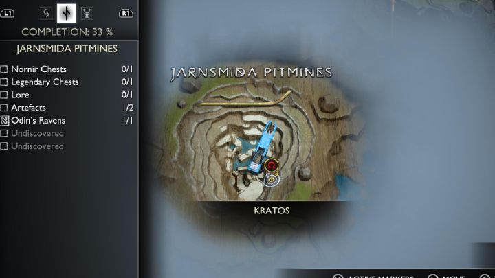 9 - God of War Ragnarok: Jarnsmida Pitmines, Svartalfheim - secrets, collectibles - God of War Ragnarok: Svartalfheim - God of War Ragnarok Guide