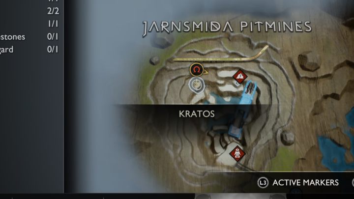 14 - God of War Ragnarok: Jarnsmida Pitmines, Svartalfheim - secrets, collectibles - God of War Ragnarok: Svartalfheim - God of War Ragnarok Guide