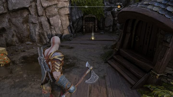 The treasure map lies next to the Legendary Chest - God of War Ragnarok: Nidavellir, Svartalfheim - secrets, collectibles - God of War Ragnarok: Svartalfheim - God of War Ragnarok Guide