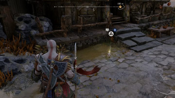 You need the Draupnir Spear to jump past the bridge to the collectible - God of War Ragnarok: Nidavellir, Svartalfheim - secrets, collectibles - God of War Ragnarok: Svartalfheim - God of War Ragnarok Guide