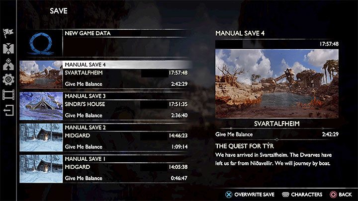 God of War: How to Create Multiple Game Saves