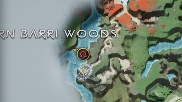 1 - God of War Ragnarok: Western Barri Woods, Vanaheim - secrets, collectibles - God of War Ragnarok: Vanaheim - God of War Ragnarok Guide