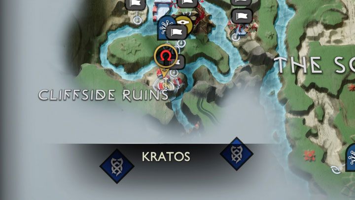 1 - God of War Ragnarok: Cliffside Ruins, Vanaheim - secrets, collectibles - God of War Ragnarok: Vanaheim - God of War Ragnarok Guide