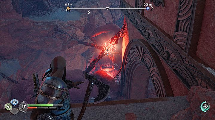 You have to use Leviathan to interrupt connections - God of War Ragnarok: How to destroy connections in Alfheim? - God of War Ragnarok: Exploration - God of War Ragnarok Guide
