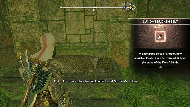 The newly unlocked area hides a red chest containing the damaged armor piece - God of War Ragnarok: Lundas Lost Armor - finding 3 pieces of armor in Vanaheim - God of War Ragnarok: Labors - Vanaheim - God of War Ragnarok Guide