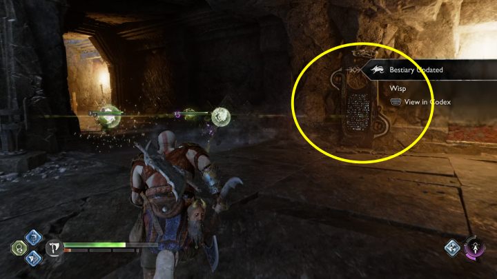 When you move a huge chain lying in the snow, you will discover a staircase leading to a secret room - God of War Ragnarok: The Oarsmen, Midgard - secrets, collectibles - God of War Ragnarok: Midgard - God of War Ragnarok Guide