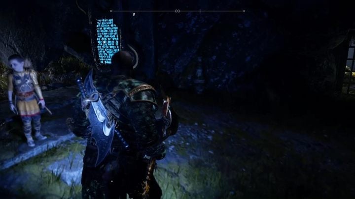 Commentary: The marker is near the metal gate, in the cave - God of War: Council of Valkyries - all collectibles list - Shores of Nine - God of War Guide