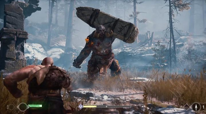 1 - God of War: The First Troll (Prologue) - boss, how to beat? - Bosses - God of War Guide