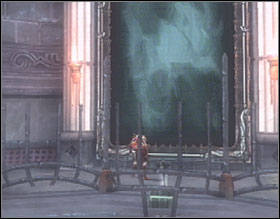 Go through the door at the back of the screen and get upstairs - God of War 2: The Loom Chamber - part 1 - Walkthrough - God of War 2 Game Guide & Walkthrough