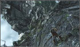 Gaia will change her position and you will have to climb up a vertical wall to the top - Walkthrough - Mount Olympus | Walkthrough - Walkthrough - God of War 3 Game Guide & Walkthrough