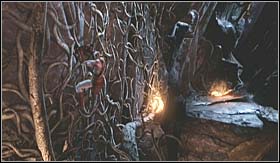 On the other side some minor enemies will attack you - you can eliminate them using your new ability, the Battering Ram (unavailable in the previous games) - Walkthrough - Heart of Gaia | Walkthrough - Walkthrough - God of War 3 Game Guide & Walkthrough